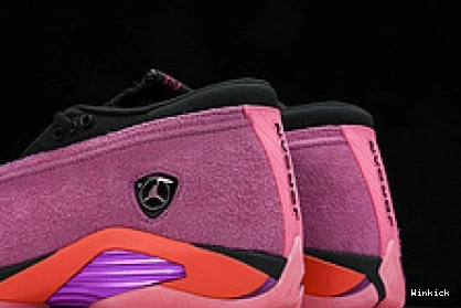 RETRO JORDAN 14 SHOCKING DH4121-600 (W) LOW PINK 0802